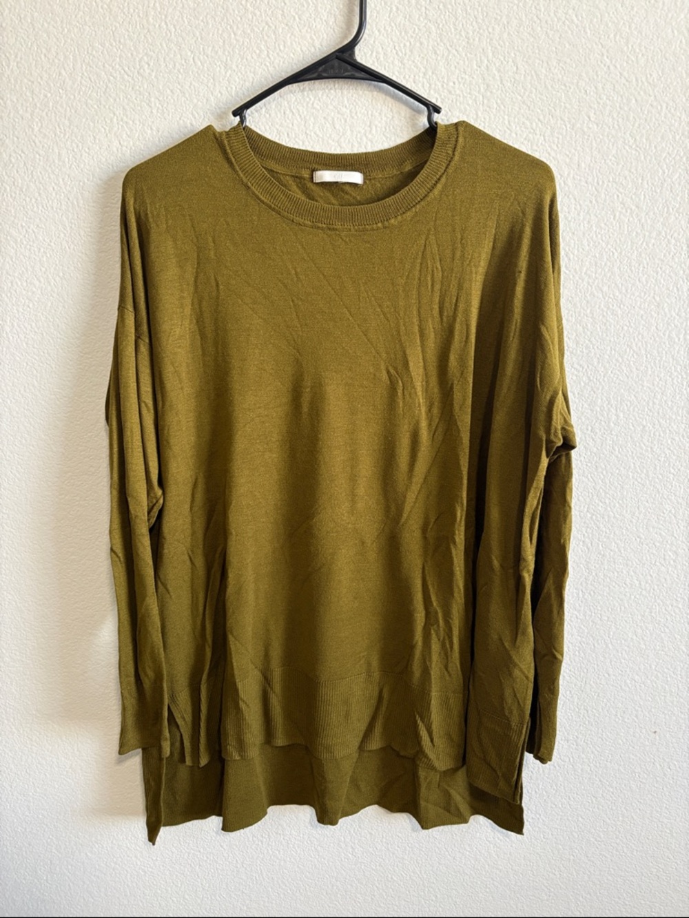 H&M Olive Green Long Sleeve Lightweight Sweater